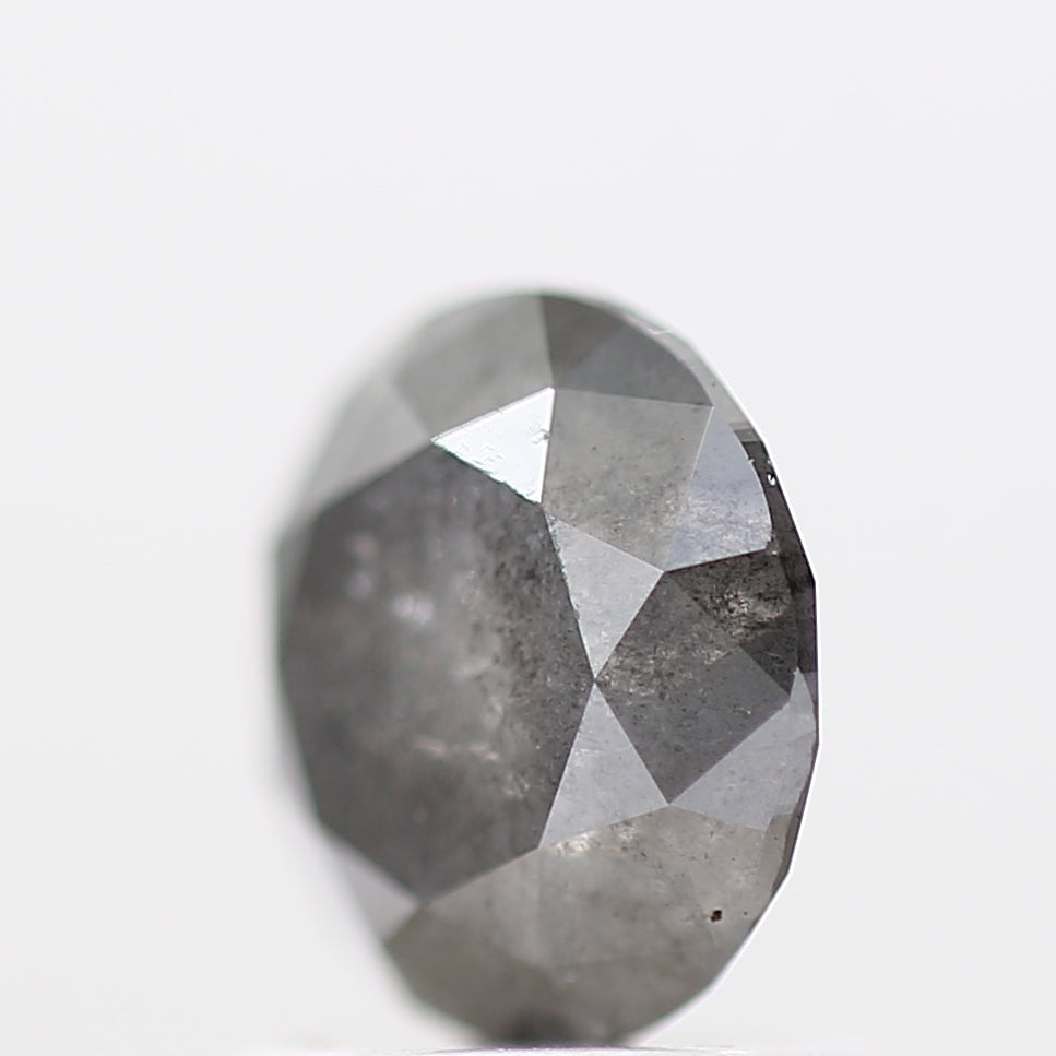 1.33 Carat Salt and Pepper Diamond Fancy Round Brilliant Cut Natural Loose Diamond