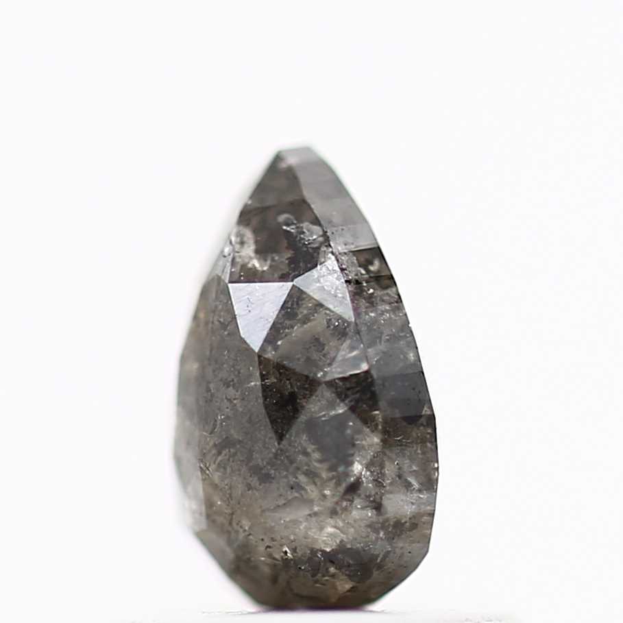 Salt and Pepper Diamond Fancy Gray Color 0.76 CT 6.48 x 4.55 x 2.94 MM Pear Cut Diamond! Natural Loose Diamond ! Christmas Gift for Her
