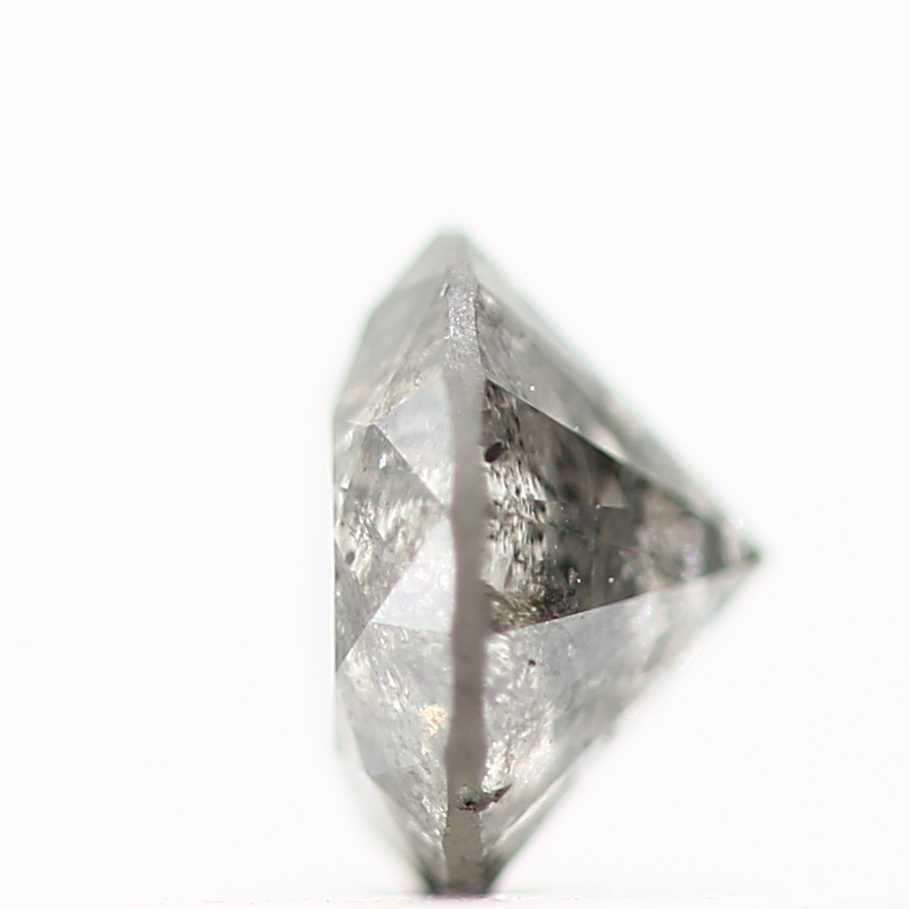 0.33 Carat Fancy Gray Salt and Pepper Round Cut Natural Loose Diamond