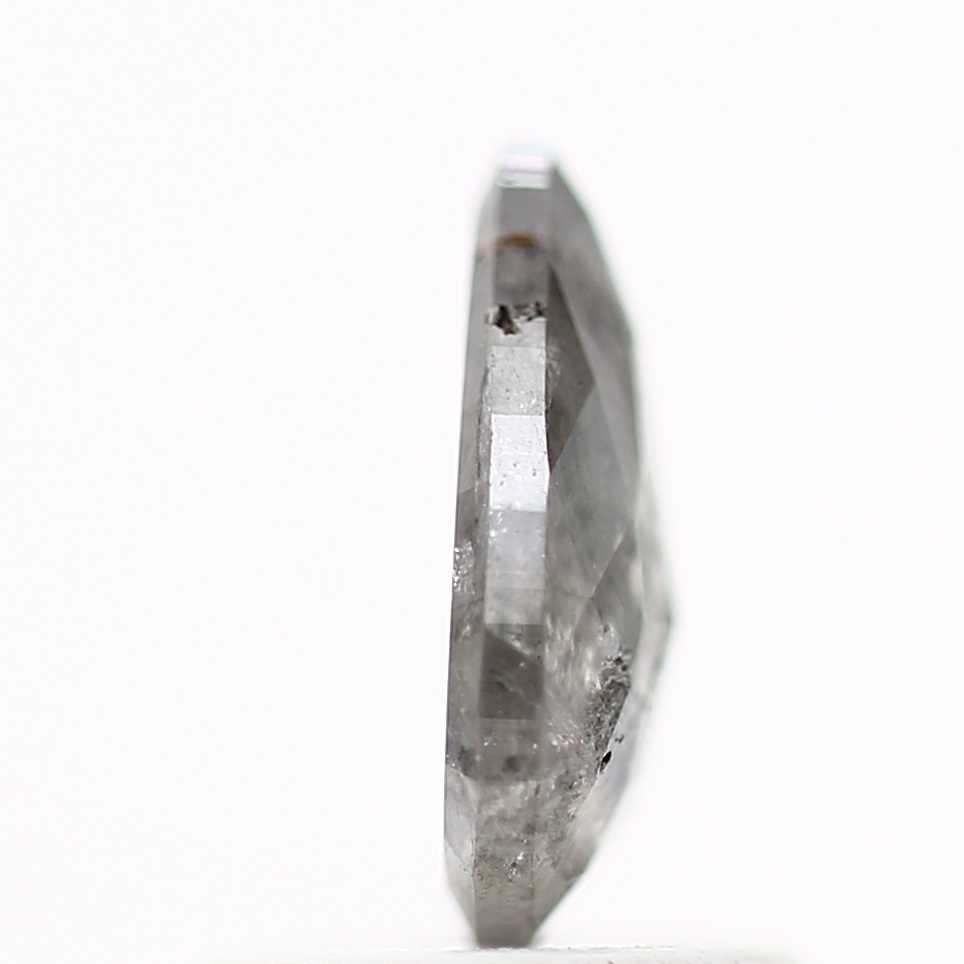 Salt and Pepper Diamond Fancy Gray Color 0.73 CT 7.64 x 5.56 x 2.08 MM Pear Cut Diamond! Natural Loose Diamond ! Christmas Gift for Her