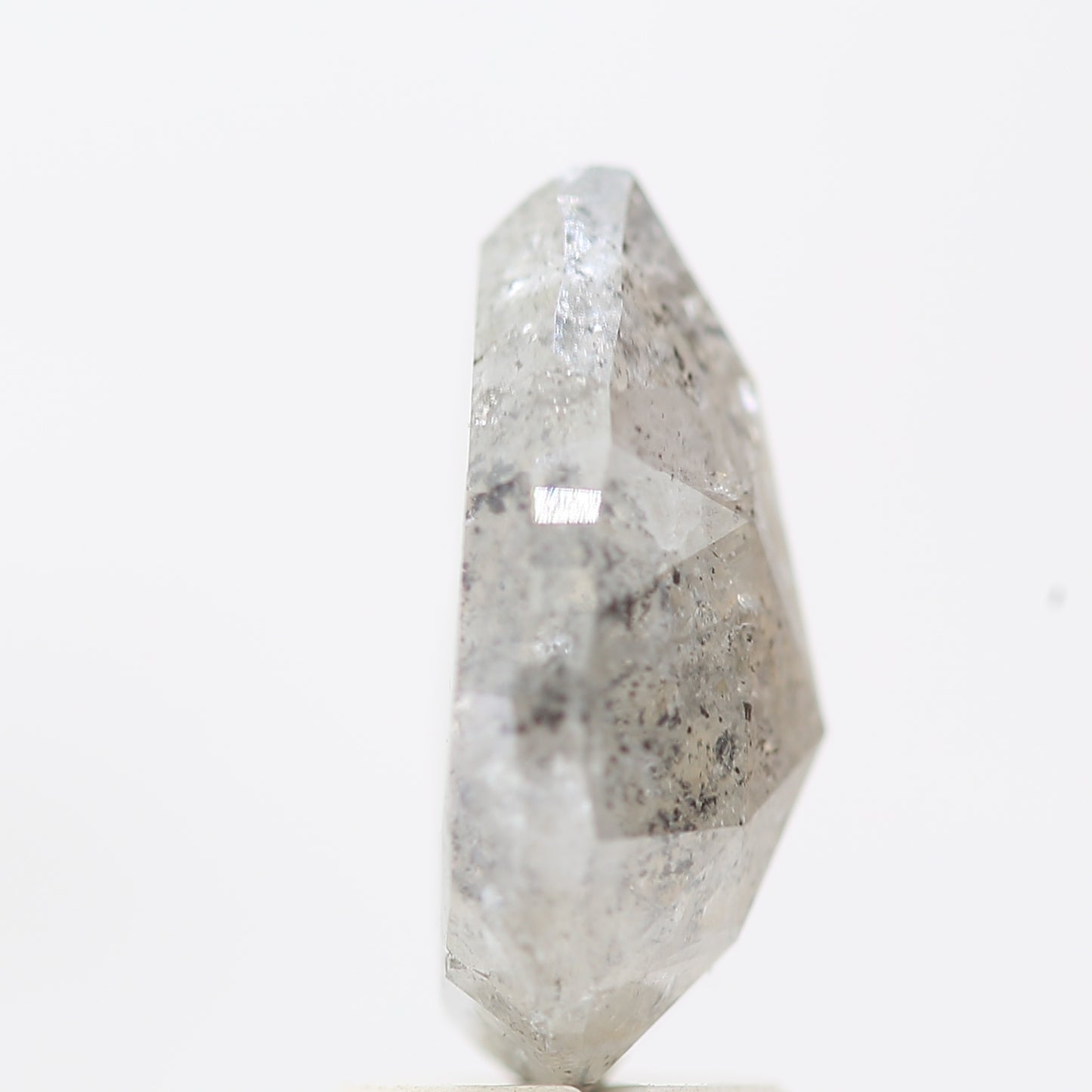 Salt and Pepper Diamond Fancy Gray Color 3.45 CT 11.60 x 8.00 x 4.70 MM Pear Cut Diamond! Natural Loose Diamond ! Christmas Gift for Her
