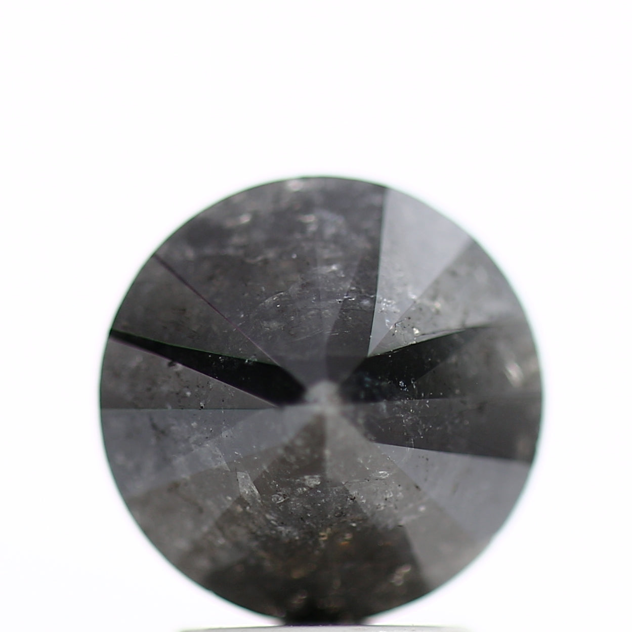 2.91 Carat Fancy Black Round Shape Brilliant Cut Natural Loose Diamond