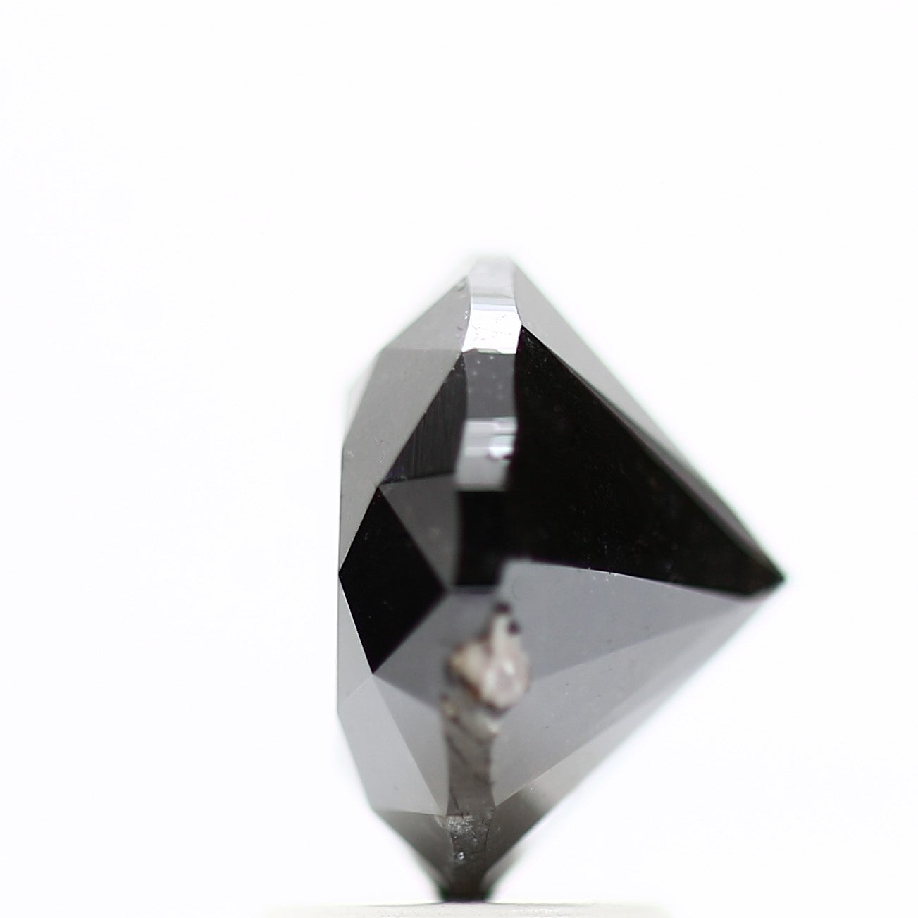 GIA round black certified diamonds