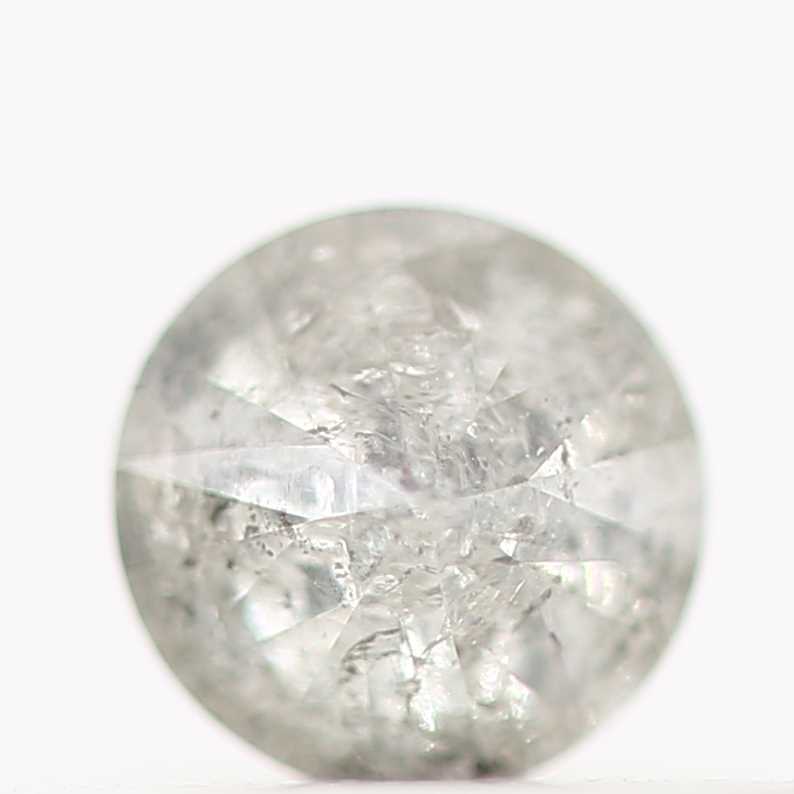 0.22 Carat Fancy Gray Round Shape Brilliant Cut Natural Loose Diamond