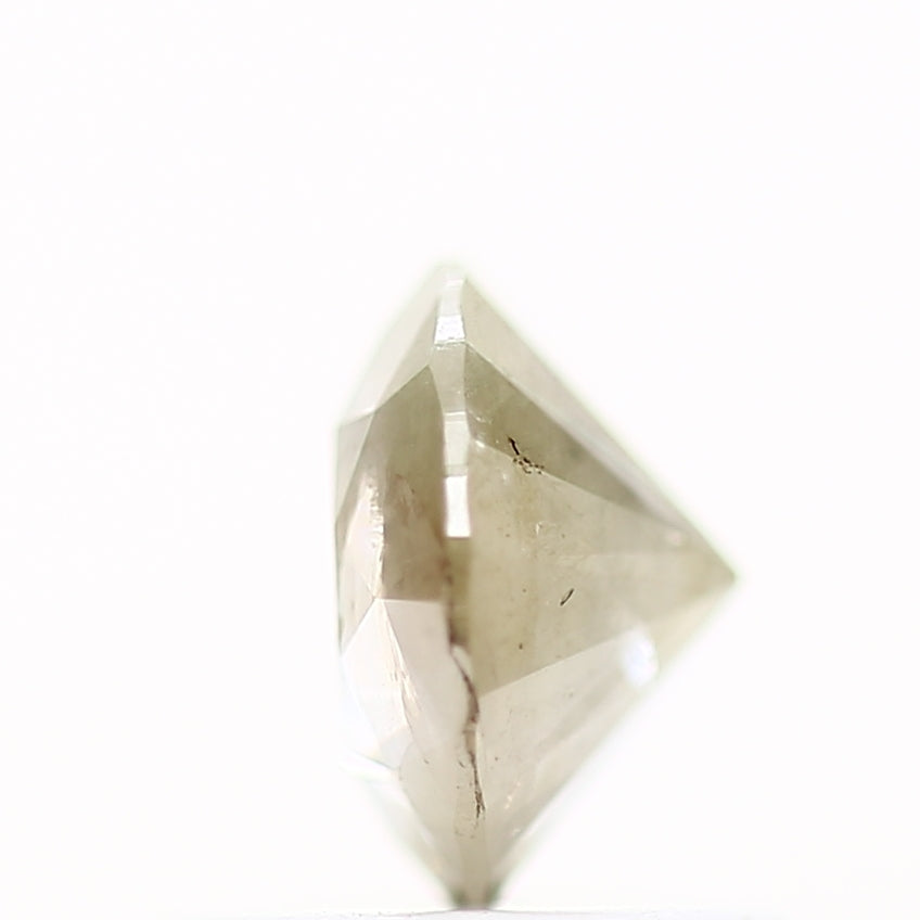 0.76 Carat Fancy Icy Gray Round Shape Brilliant Cut Natural Loose Diamond