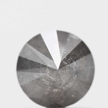 1.22 Carat Fancy Gray Round Shape Brilliant Cut Natural Loose Diamond