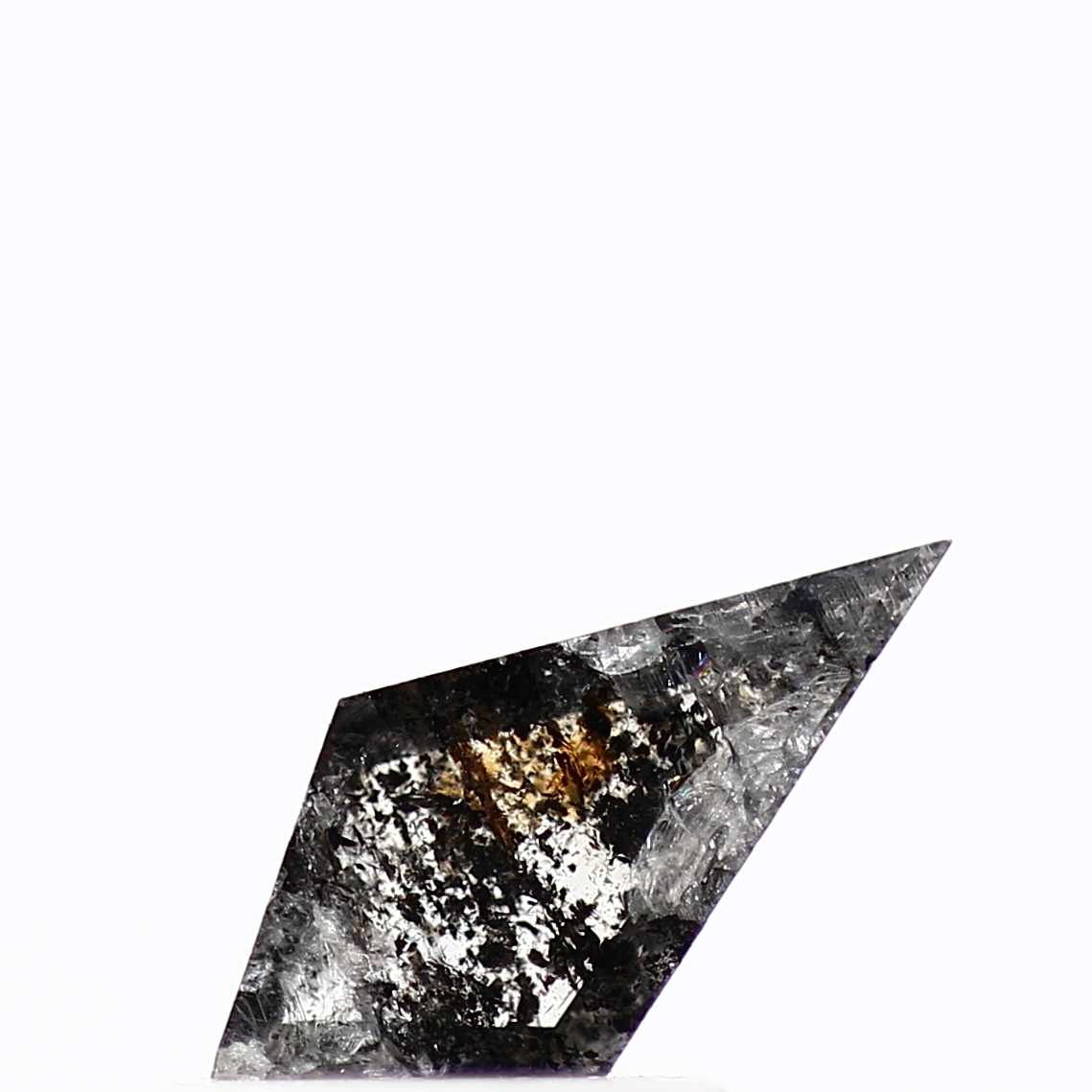 Salt and Pepper Diamond ! Fancy Gray Color Kite Diamond for Engagement Ring ! Natural Loose Diamond ! 0.49 Carat Unique Rare Diamond For Her