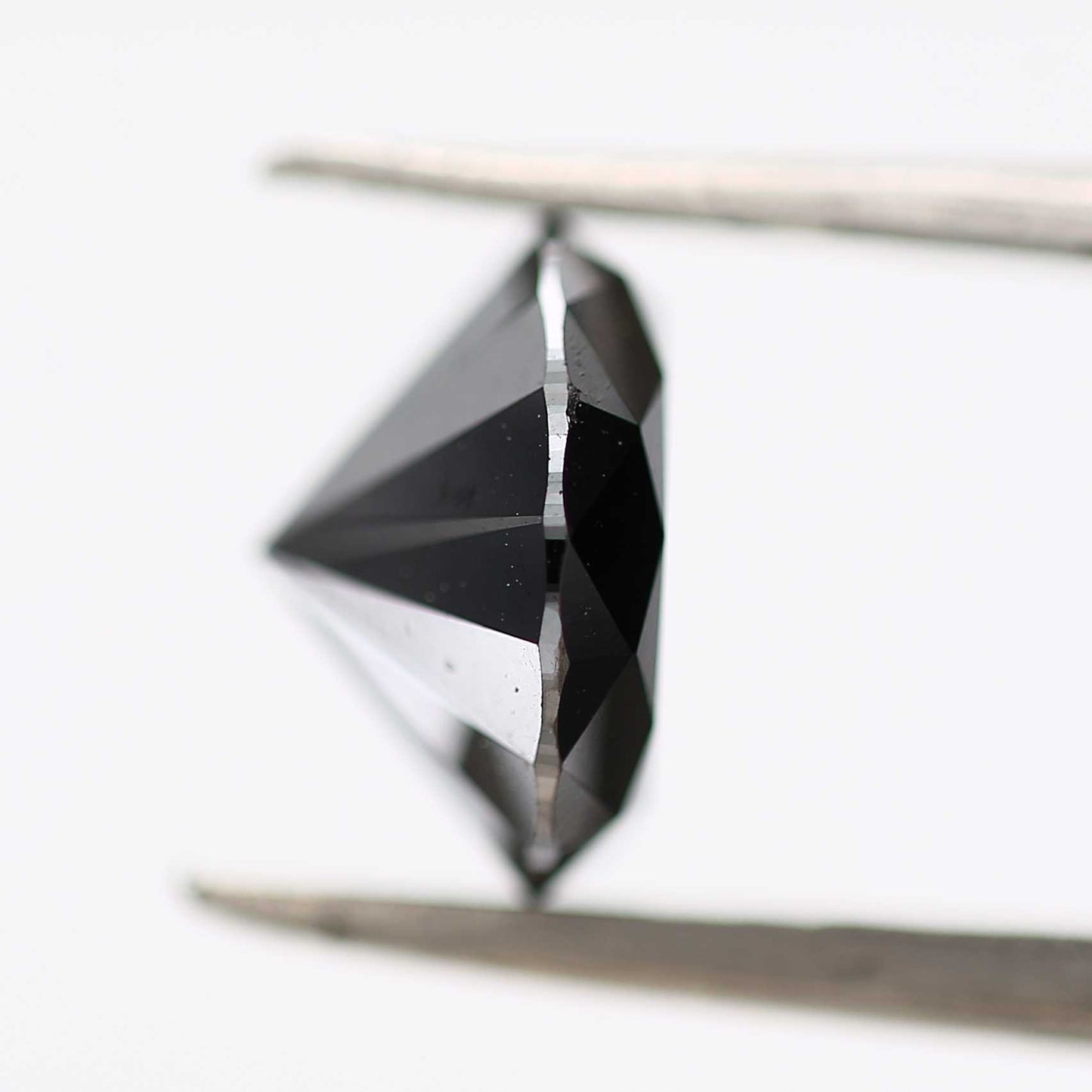 2.74 Carat Fancy Black Round Brilliant Cut Natural Loose Diamond