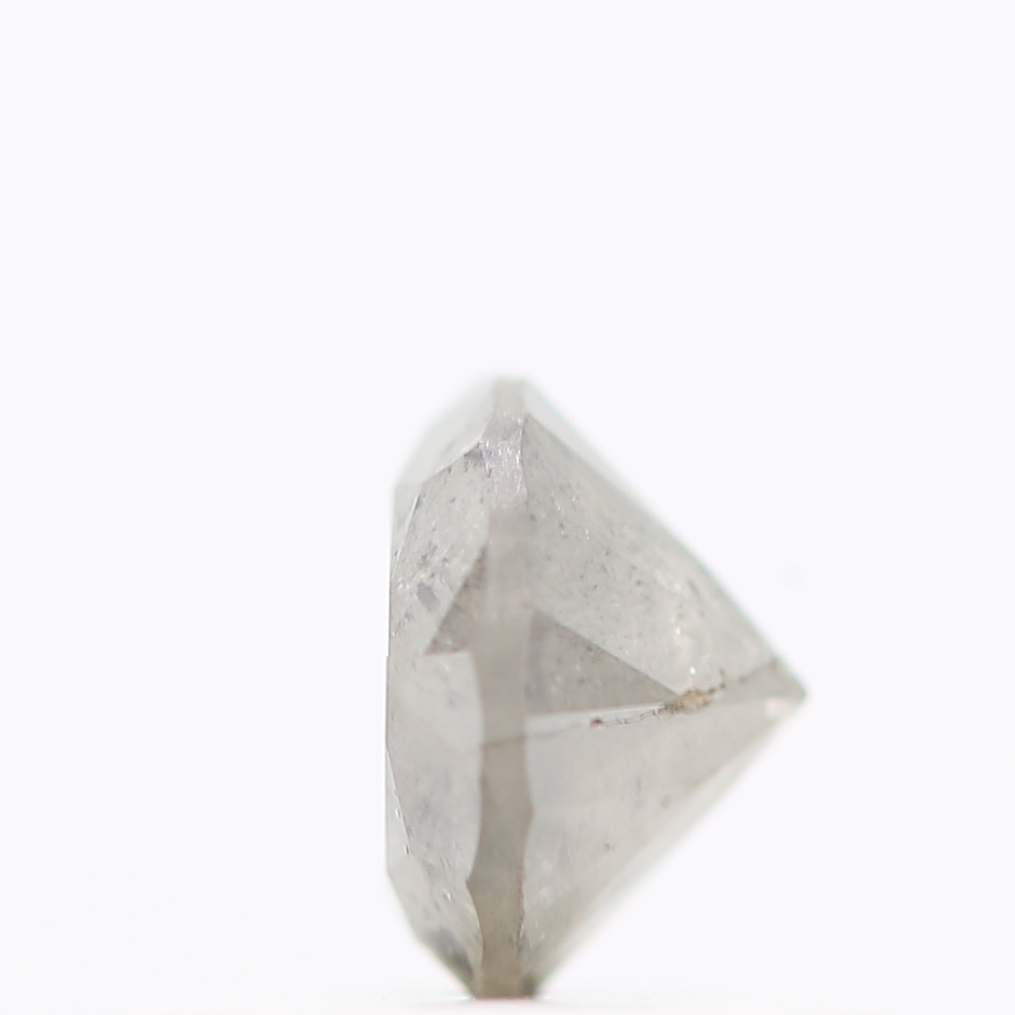 0.42 Carat Fancy Gray Round Shape Brilliant Cut Natural Loose Diamond