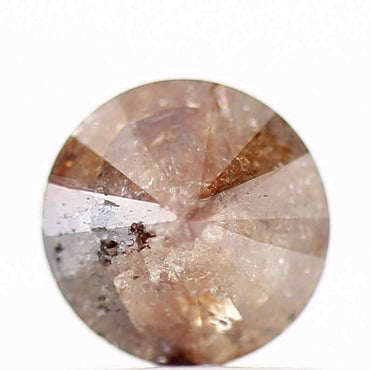 0.88 Carat Brown Rustic Round Shape Brilliant Cut Natural Loose Diamond