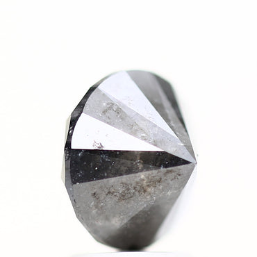3 Carat Gray Rustic Round Shape Brilliant Cut Natural Loose Diamond