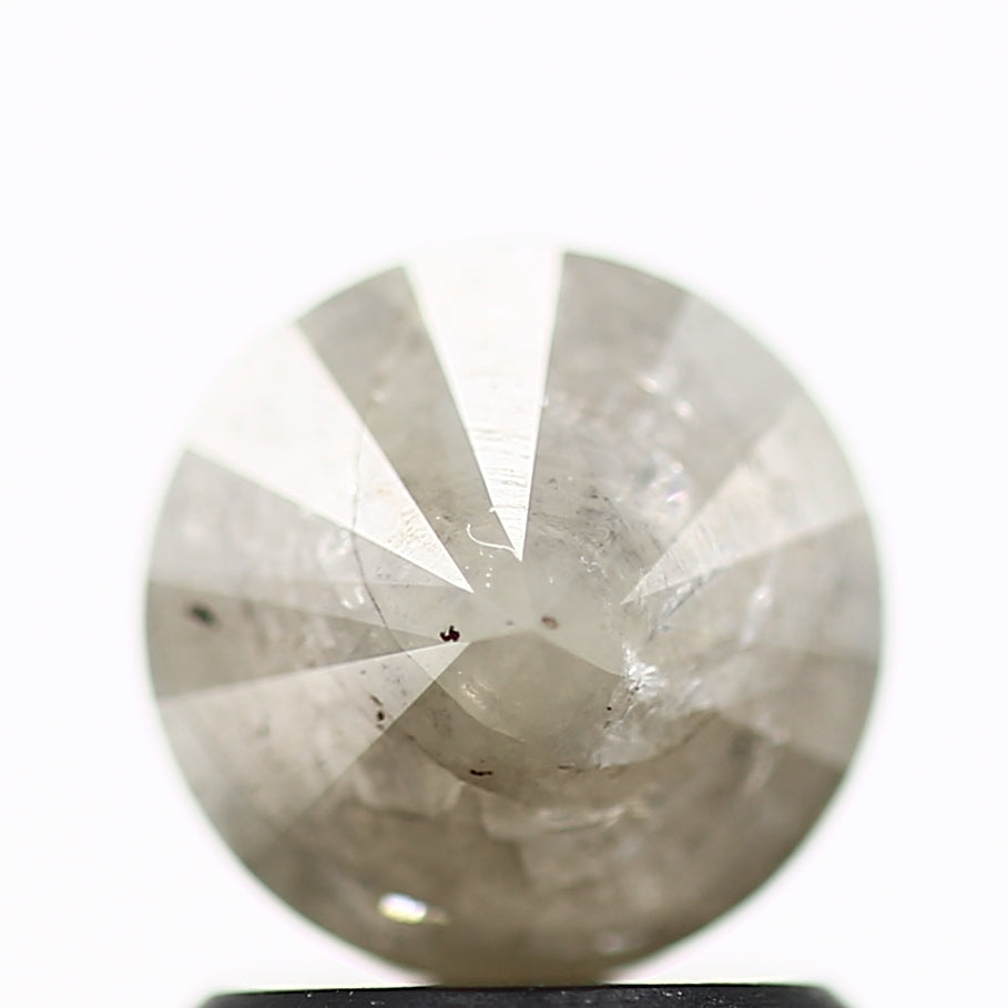 1.15 Carat Gray Rustic Round Shape Brilliant Cut Natural Loose Diamond