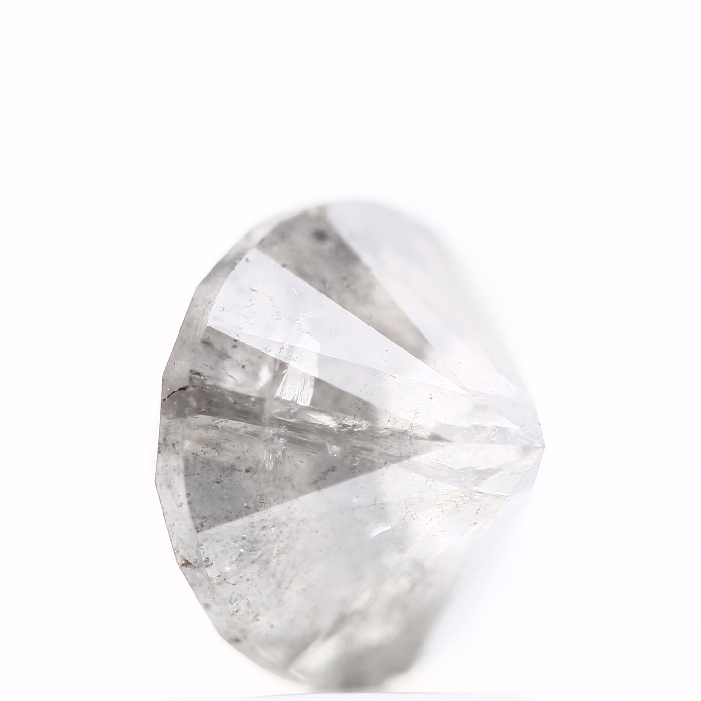 2.18 Carat Fancy Gray Salt & Pepper Round Shape Brilliant Cut Natural Loose Diamond