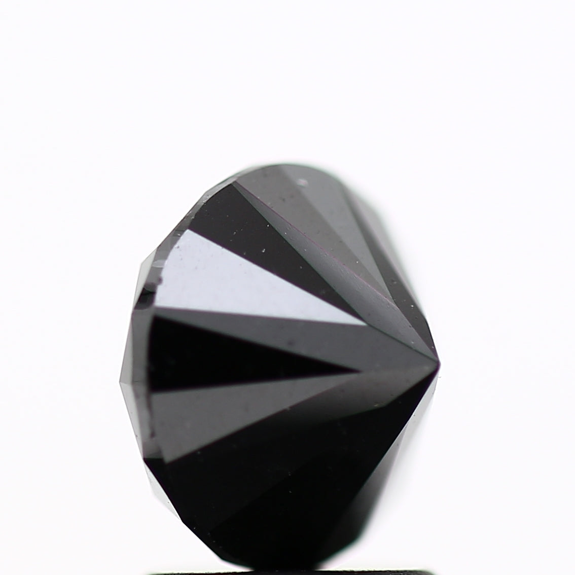 2.28 Carat Fancy Black Round Shape Brilliant Cut Natural Loose Diamond