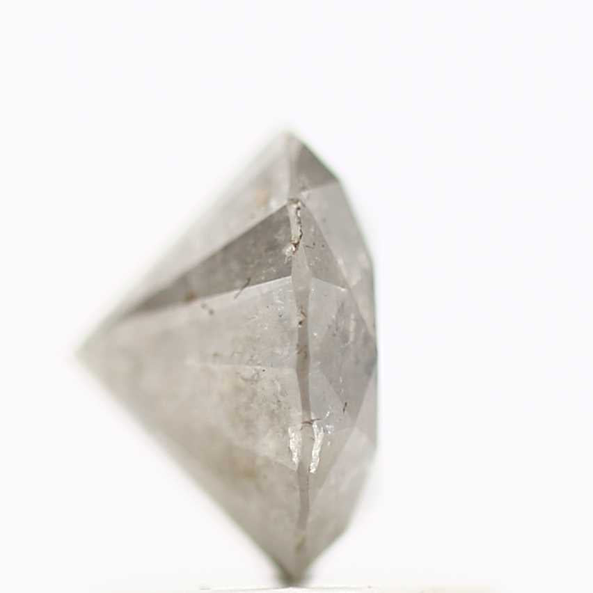 1.11 Carat Fancy Gray Salt and Pepper Round Brilliant Cut Natural Loose Diamond