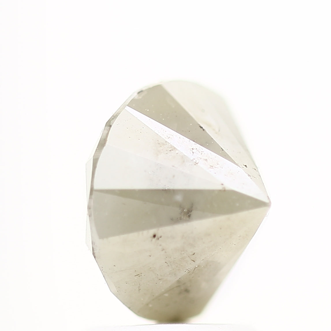 2.69 Carat Salt and Pepper Fancy Round Brilliant Cut Natural Loose Diamond