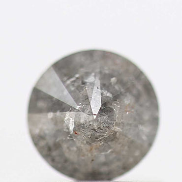 0.66 Carat Fancy Gray Round Shape Brilliant Cut Natural Loose Diamond