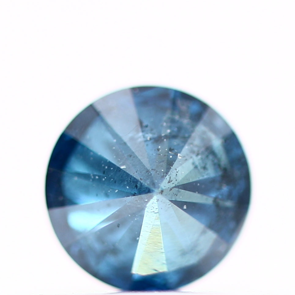 0.26 Carat Round Brilliant Fancy Vivid Blue Natural Loose Diamond