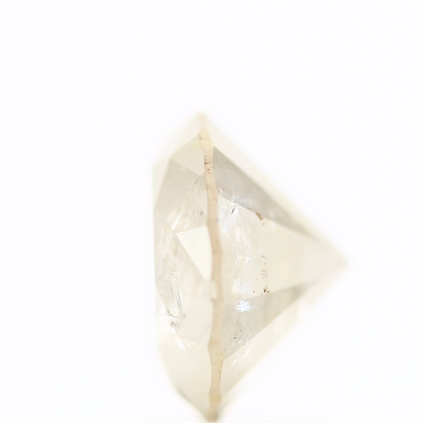 1.53 Carat Salt and Pepper Icy Gray Round Brilliant Cut Natural Loose Diamond