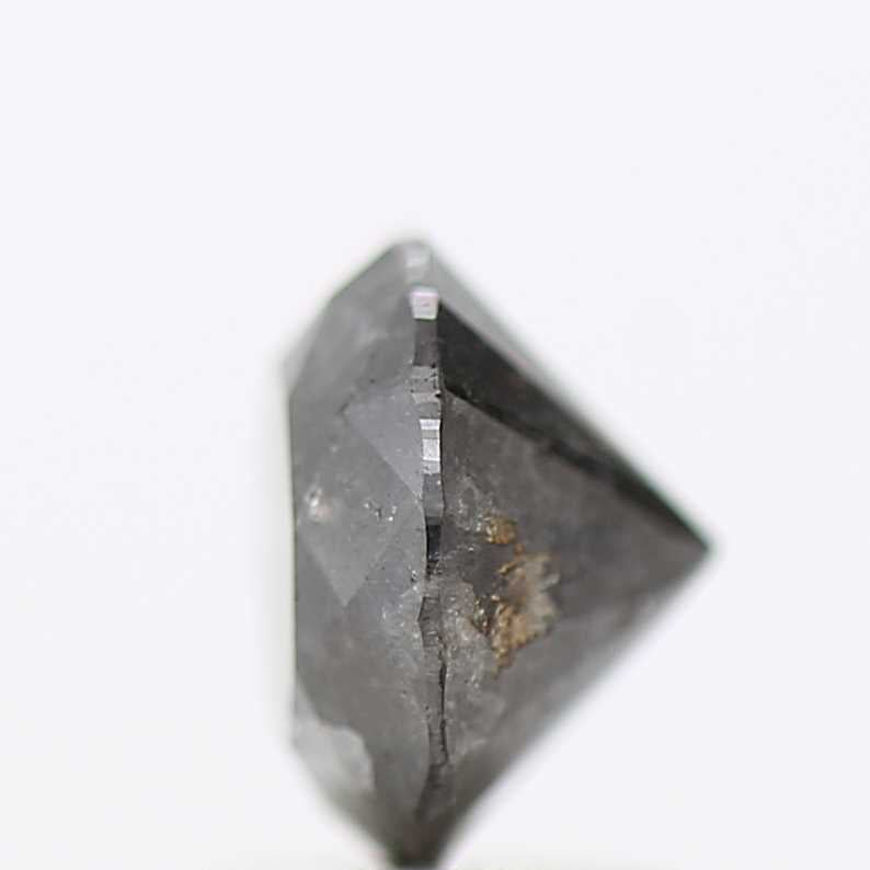 1.32 Carat Fancy Black Round Shape Brilliant Cut Natural Loose Diamond