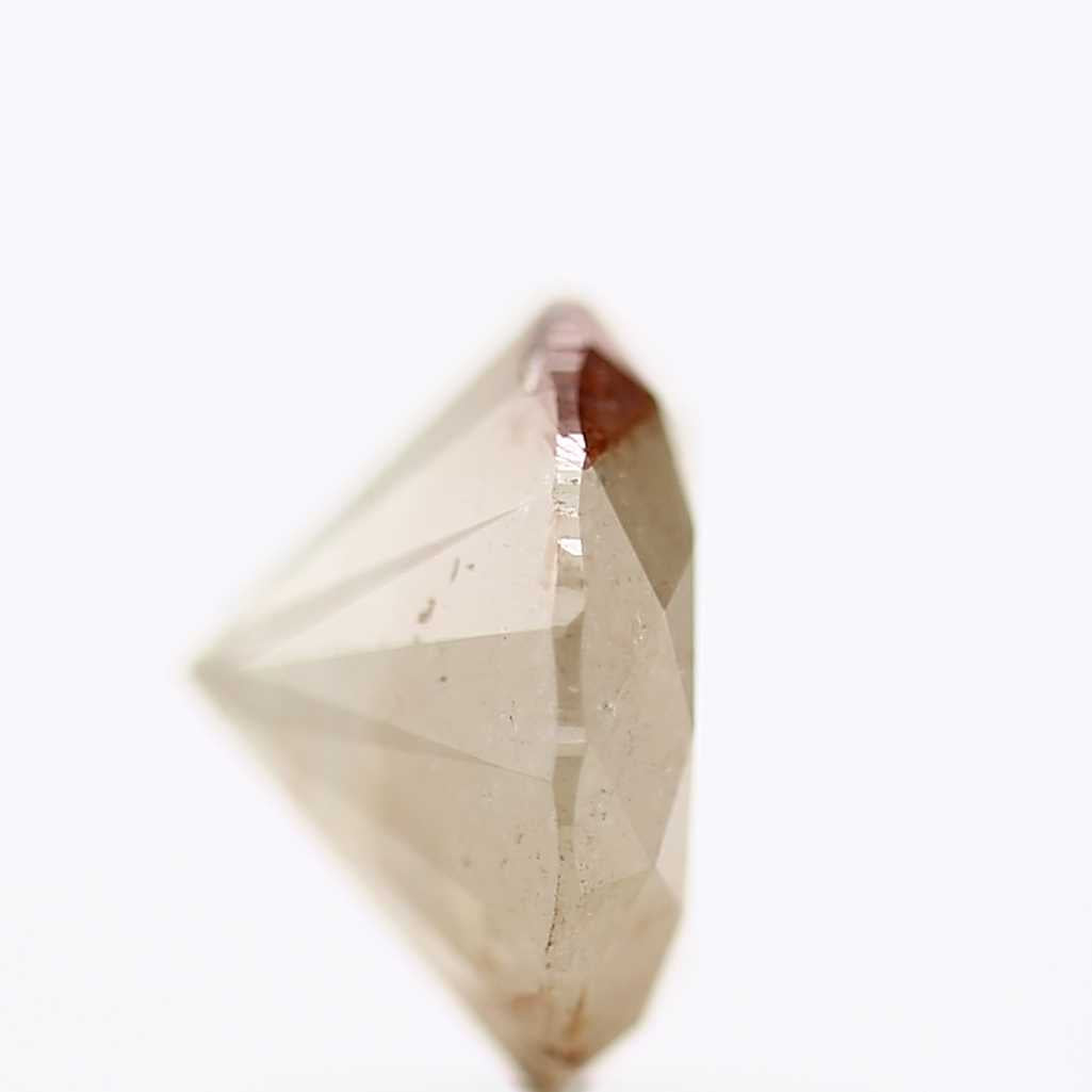 1.47 Carat Fancy Yellow Rustic Round Cut Natural Loose Diamond