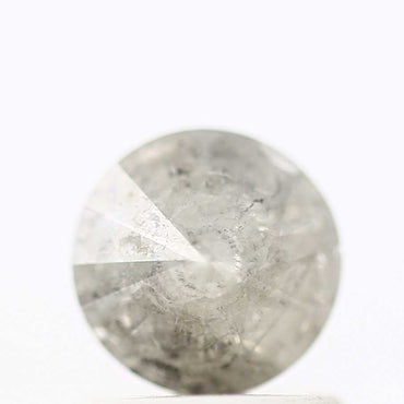 0.84 Carat Salt and Pepper Fancy Round Brilliant Cut Natural Loose Diamond