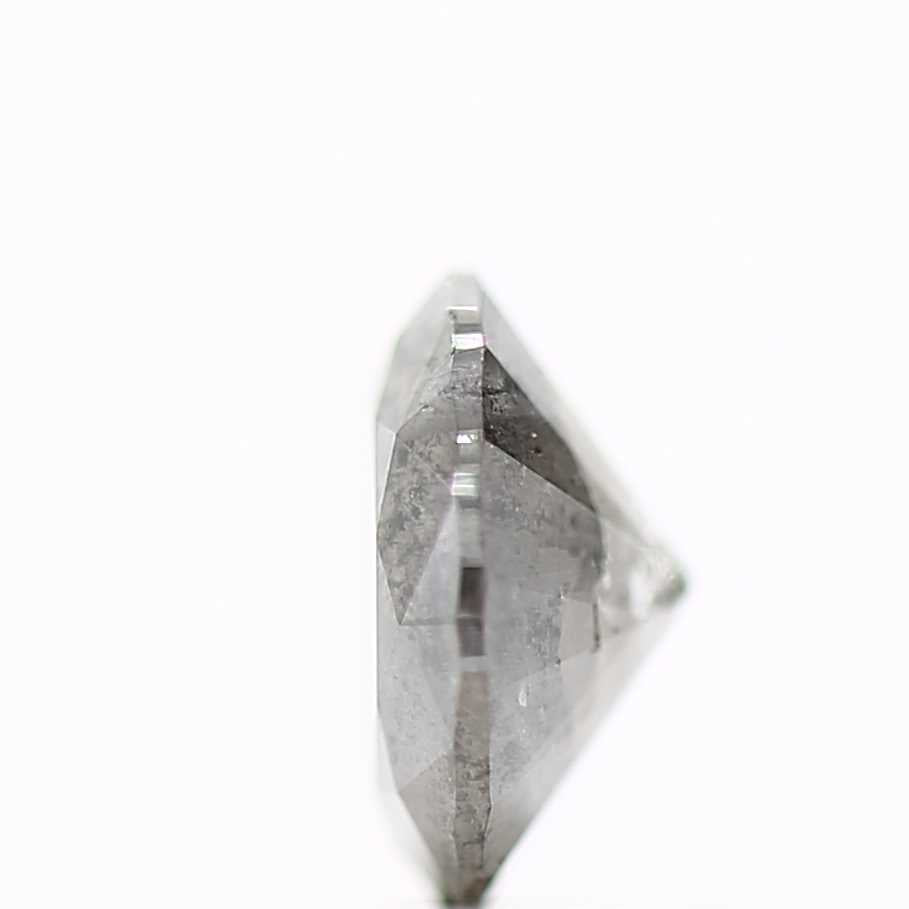 0.91 Carat Fancy Gray Round Shape Brilliant Cut Natural Loose Diamond