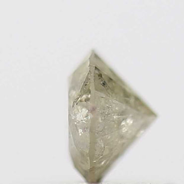0.41 Carat Gray Round Shape Brilliant Cut Natural Loose Diamond