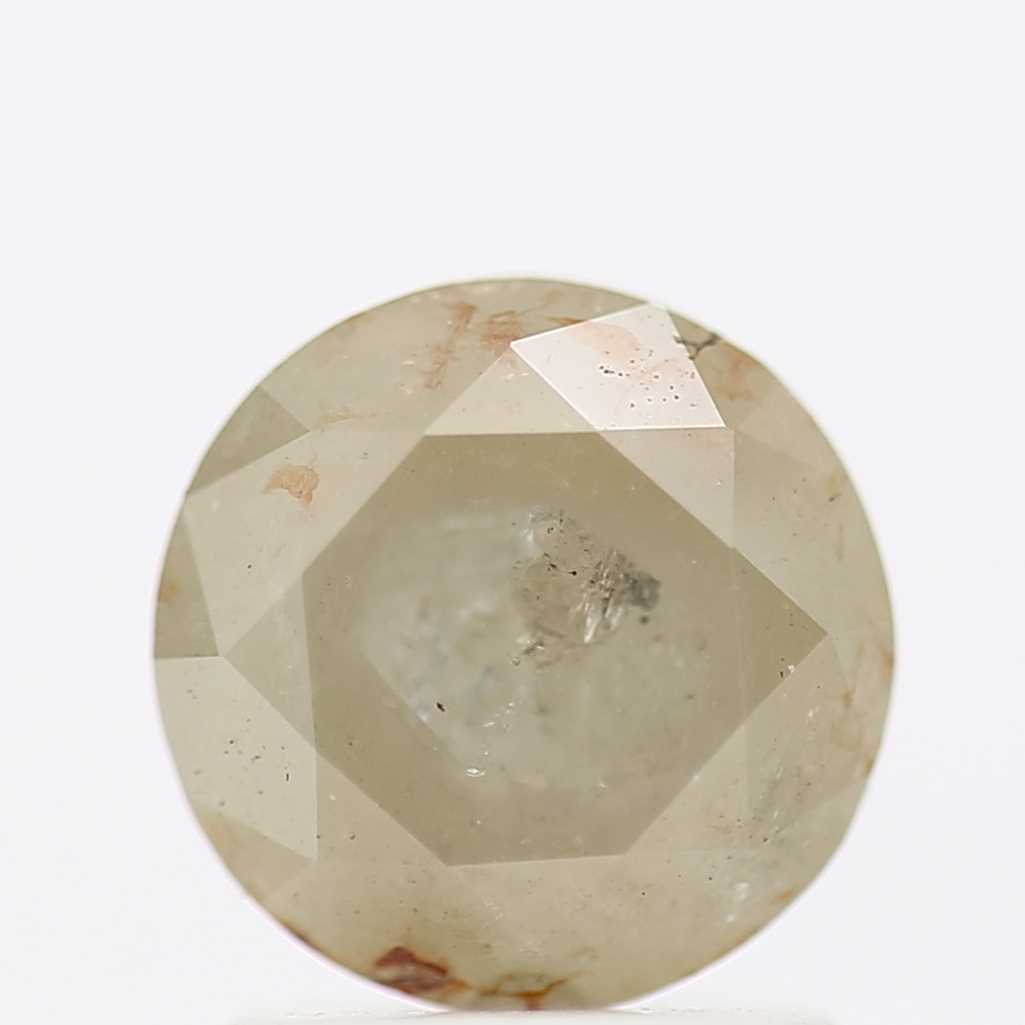 1.48 Carat Fancy Gray Round Shape Brilliant Cut Natural Loose Diamond