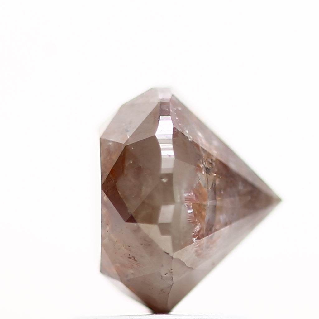 2.20 Carat Fancy Red Brown Round Shape Diamond Natural Loose Diamond