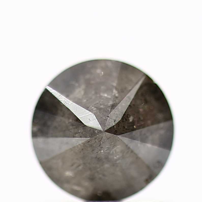 0.72 Carat Fancy Gray Round Shape Brilliant Cut Natural Loose Diamond
