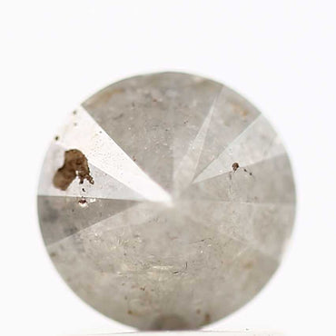 1.11 Carat Fancy Gray Salt and Pepper Round Brilliant Cut Natural Loose Diamond