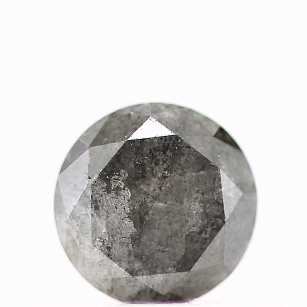 0.32 Carat Fancy Gray Round Shape Brilliant Cut Natural Loose Diamond