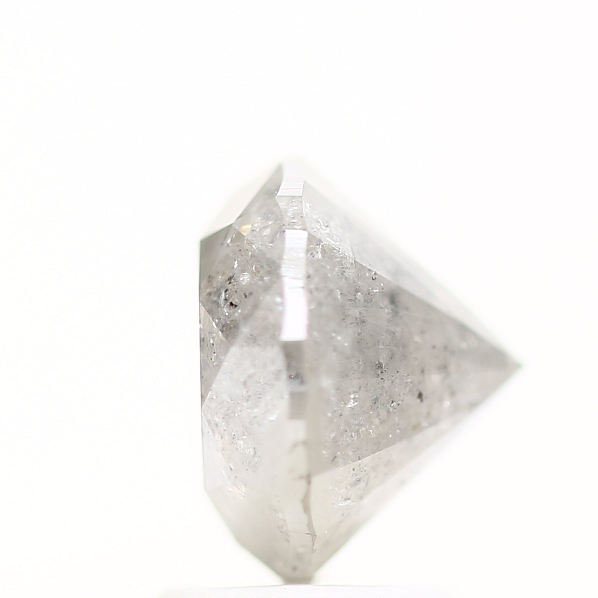 2.80 Carat Fancy Round Rustic Gray Brilliant Cut Natural Loose Diamond