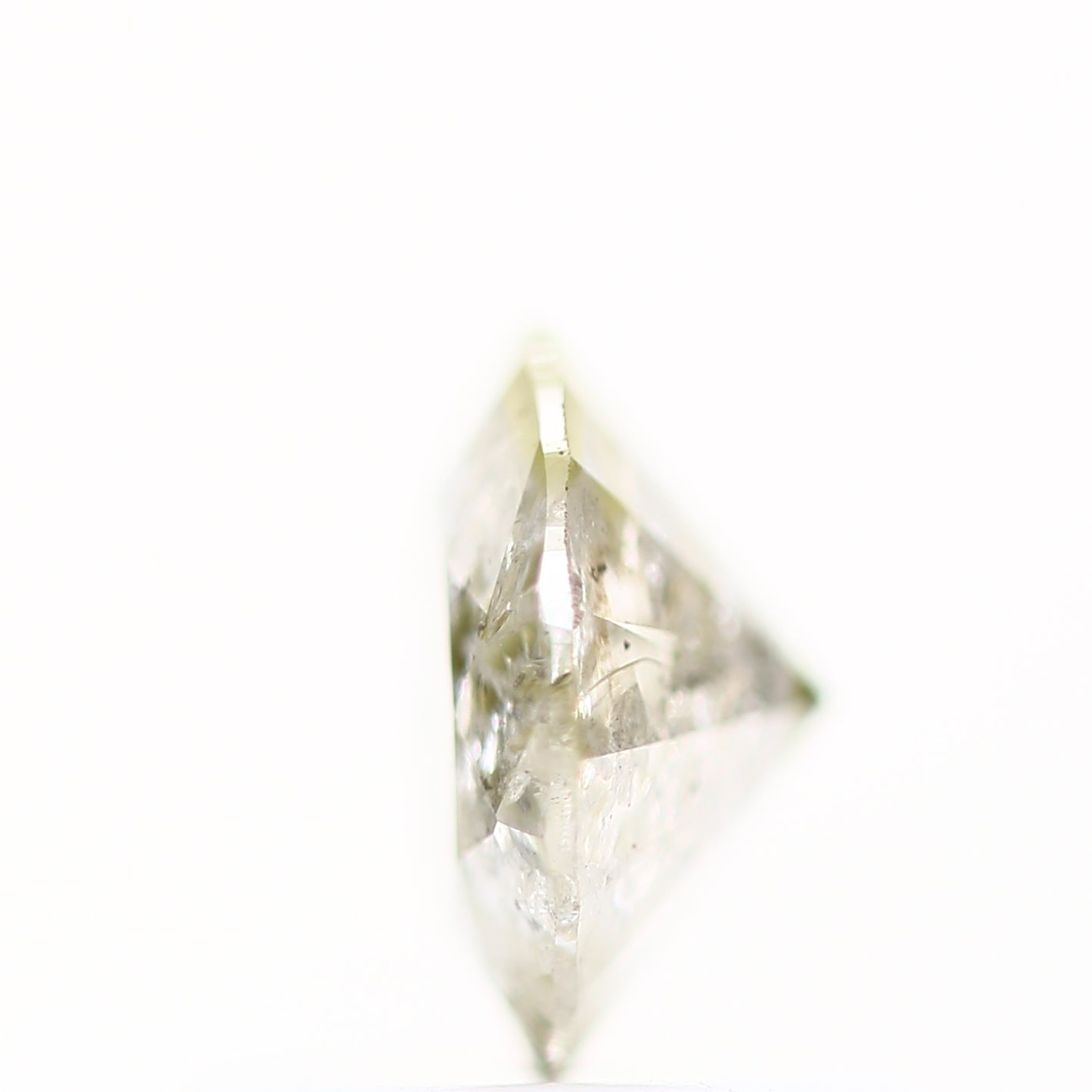 0.66 Carat Salt and Papper Diamond Fancy Round Shape Brilliant Cut Natural Loose Diamond