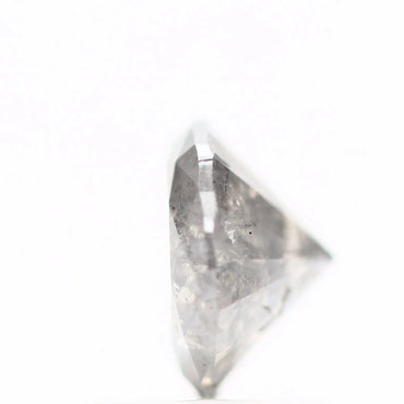 Round Salt and Pepper Diamond Gray Round Diamond For Engagement Ring Design 0.97 Carat
