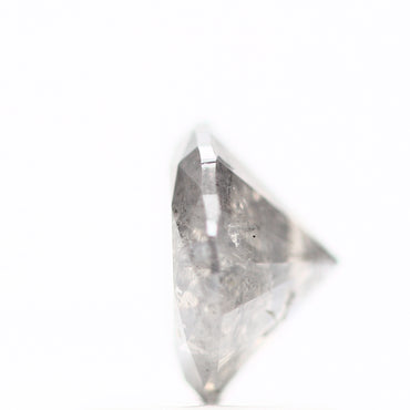 Round Salt and Pepper Diamond Gray Round Diamond For Engagement Ring Design 0.97 Carat