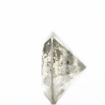 0.47 Carat Fancy White Gray, Round Shape Natural Loose Diamond