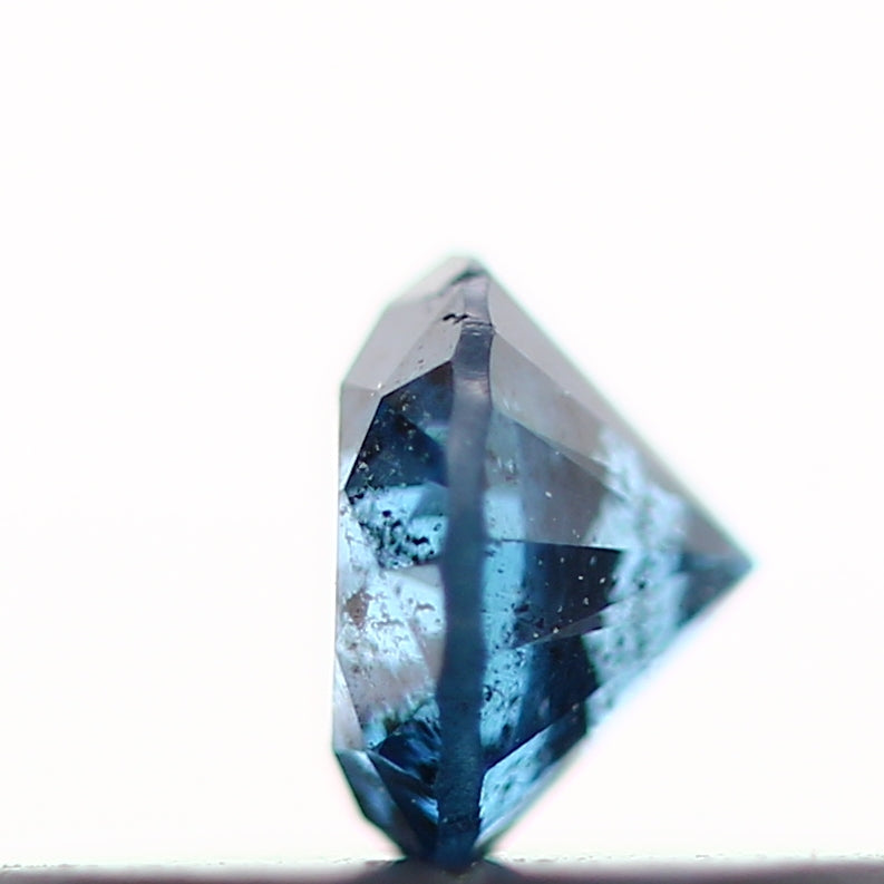 0.17 Carat Fancy Blue Round Brilliant Cut Natural Loose Diamond