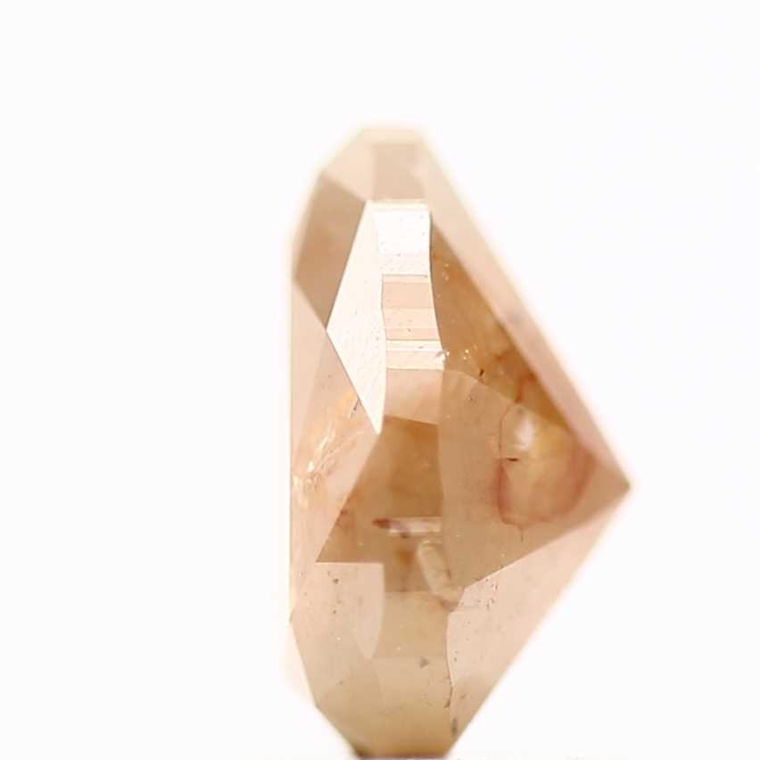 Salt and Pepper Diamond Fancy Orange Color 0.95 CT 6.94 x 5.04 x 3.81 MM Pear Cut Diamond! Natural Loose Diamond ! Christmas Gift for Her