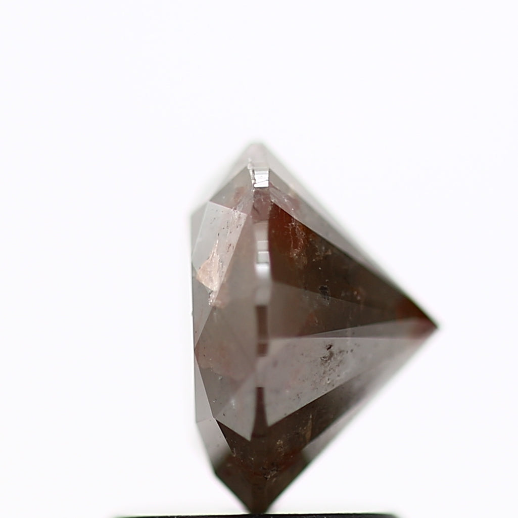 1.52 Carat Gray Fancy Round Brilliant Cut Natural Loose Diamond