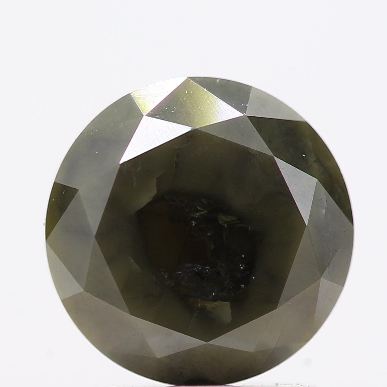 1.50 Carat Fancy Gray Round Shape Brilliant Cut Natural Loose Diamond