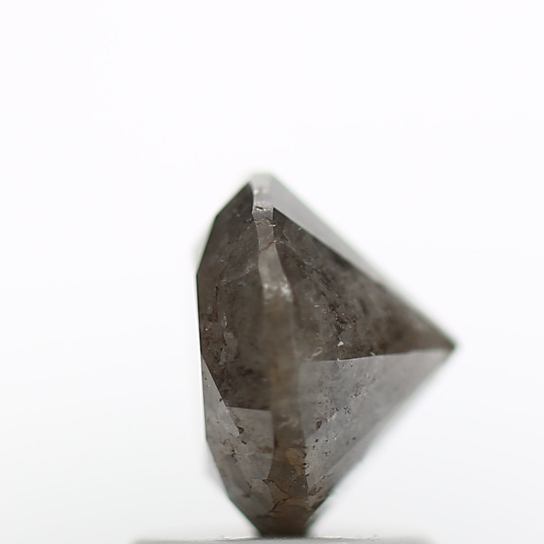 1.67 Carat Gray Round Shape Brilliant Cut Natural Loose Diamond