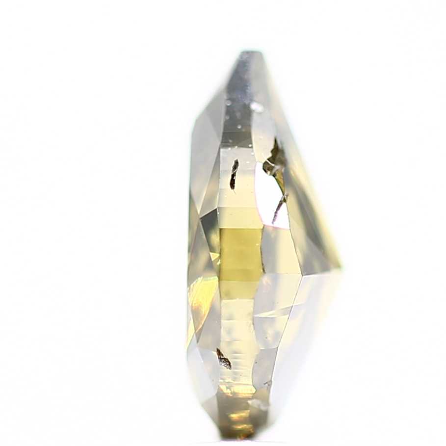Salt and Pepper Diamond Fancy Greenish Yellow 0.98 CT 7.50 x 5.35 x 3.10 MM Pear Cut Diamond! Natural Loose Diamond ! Christmas Gift for Her
