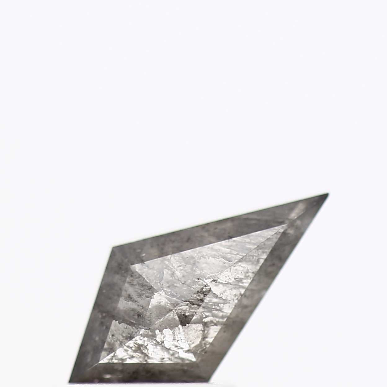Salt and Pepper Diamond ! Fancy Gray Color Kite Diamond for Engagement Ring ! Natural Loose Diamond ! 0.67 Carat Unique Rare Diamond For Her