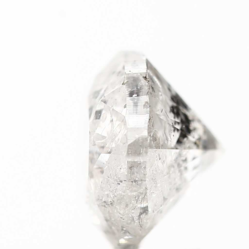 2.25 Carat Fancy Gray Salt and Pepper Round Cut Natural Loose Diamond