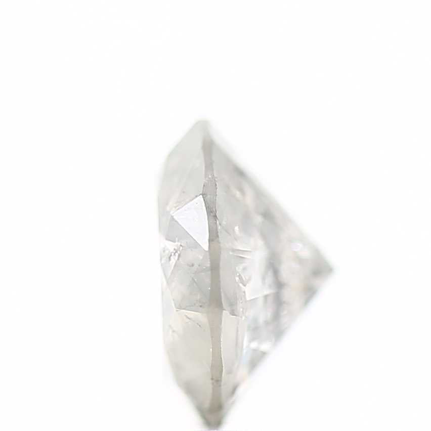 0.92 Carat Fancy Gray Salt & Pepper Round Shape Brilliant Cut Natural Loose Diamond