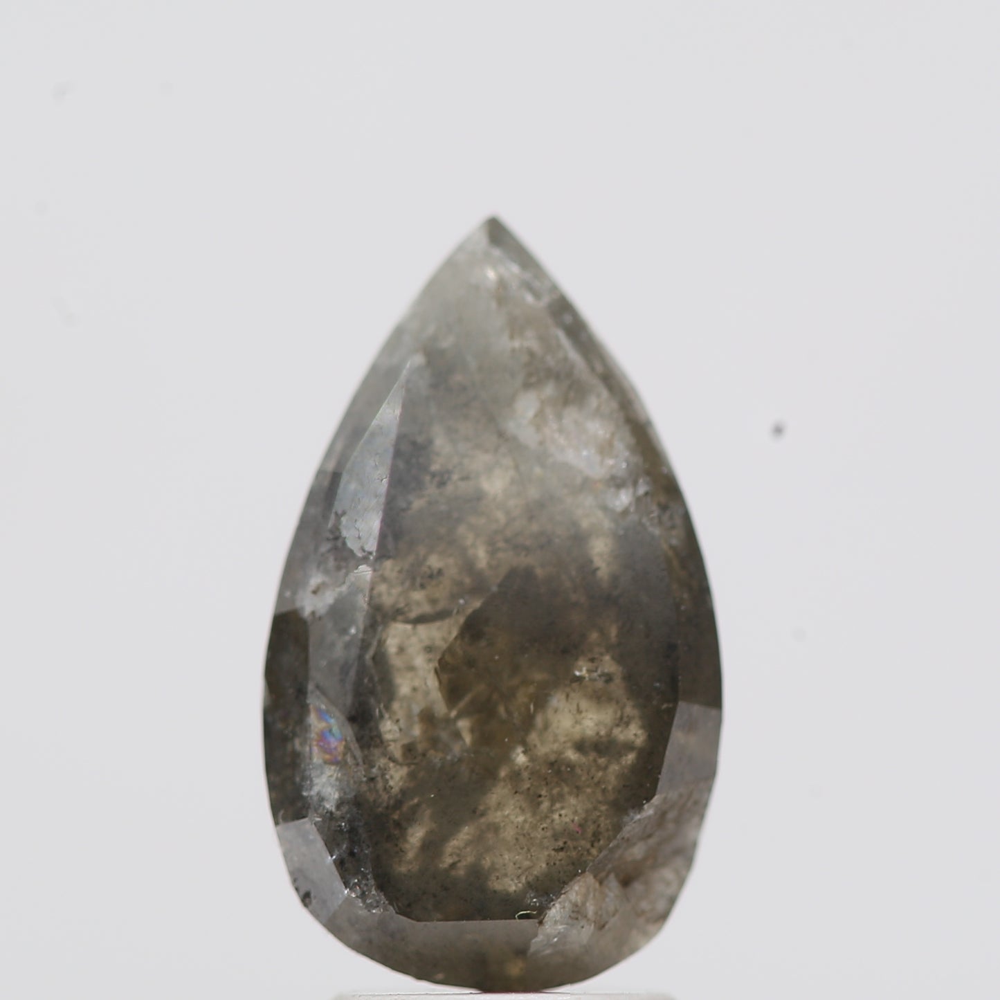 Salt and Pepper Diamond Fancy Gray Color 3.25 CT 12.60 x 7.50 x 3.80 MM Pear Cut Diamond! Natural Loose Diamond ! Christmas Gift for Her