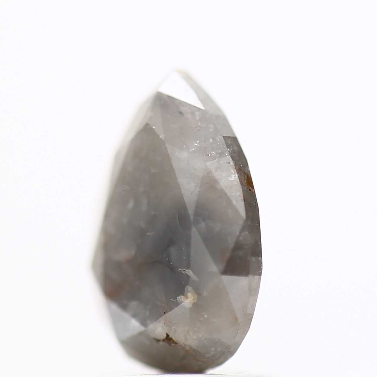 Salt and Pepper Diamond Fancy Gray Color 2.14 CT 9.60 X 6.80 X 4.80 MM Pear Cut Diamond! Natural Loose Diamond ! Christmas Gift for Her