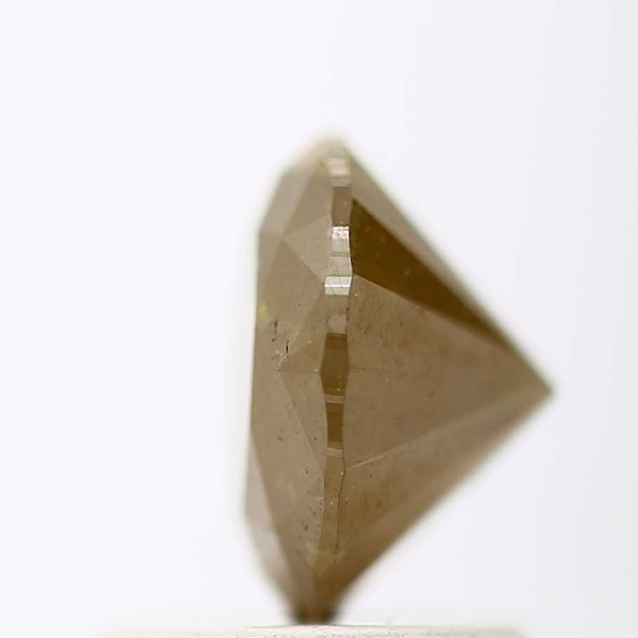 1.15 Carat Fancy Brown Rustic Round Shape Brilliant Cut Natural Loose Diamond